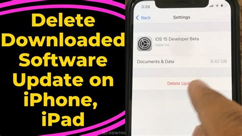 How do I uninstall iOS 16 software update?