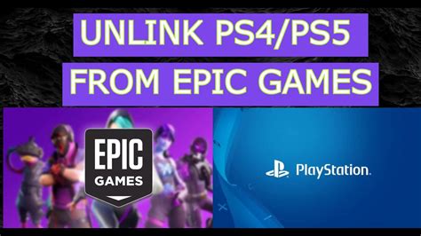 How do I unlink PSN from Epic Games?