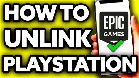 How do I unlink my Epic Games from Playstation?
