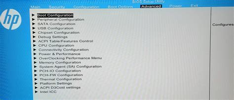 How do I unlock HP BIOS advanced settings?