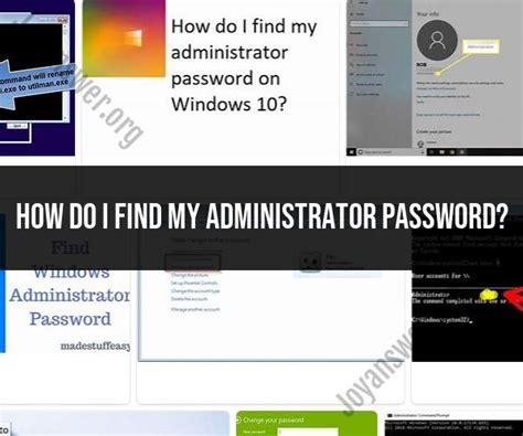 How do I unlock my administrator password?