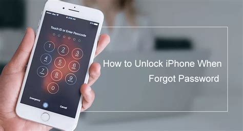 How do I unlock my iPhone if I forgot my passcode?