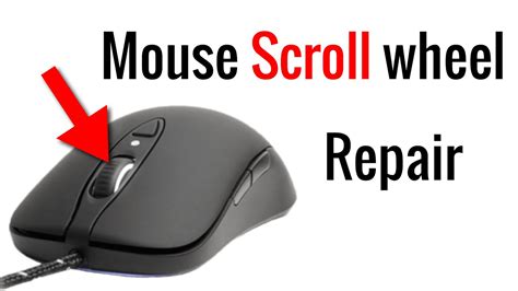 How do I unlock my mouse scroll wheel?