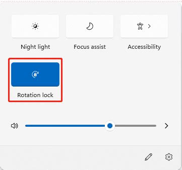 How do I unlock rotation lock in Windows 11?