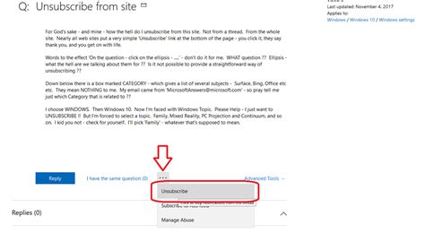 How do I unsubscribe from Microsoft services?