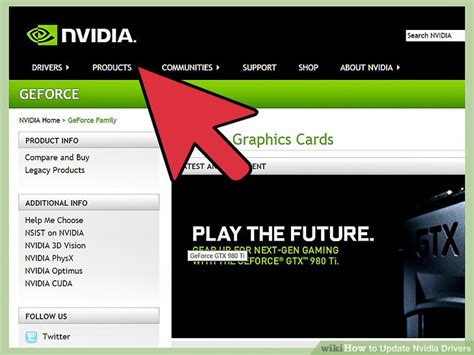 How do I update my Nvidia drivers?