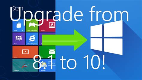 How do I upgrade from 8.1 to Windows 10?