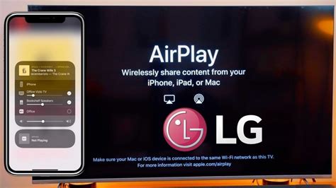 How do I use AirPlay on my LG TV?