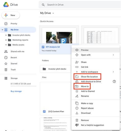 How do I use Google Drive as a file manager?