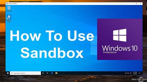 How do I use Microsoft sandbox?