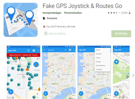How do I use a fake GPS route?
