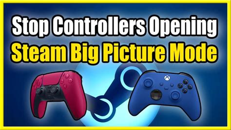 How do I use big picture mode on PS4 controller?