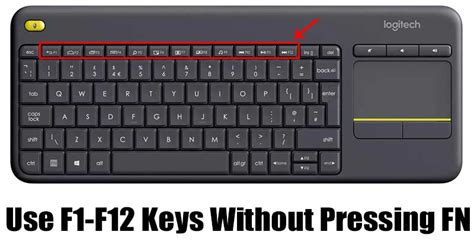 How do I use f7 without Fn key?