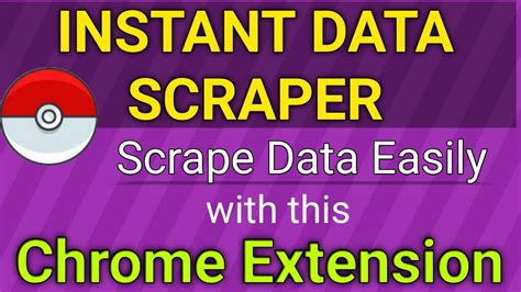 How do I use instant data scraper?