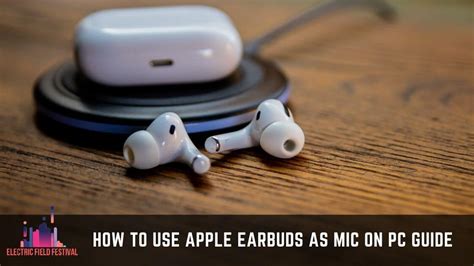 How do I use my Apple earbuds as a mic on ps4?