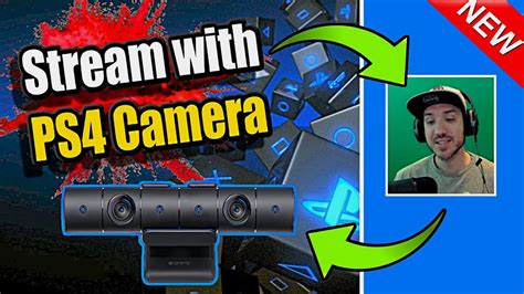 How do I use my PS4 camera as a webcam?