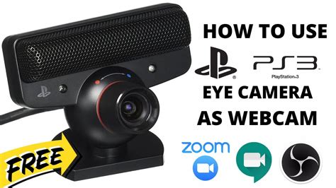 How do I use my PlayStation 3 eye camera on my PC?