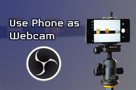 How do I use my iPhone as a webcam for OBS?