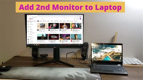 How do I use my laptop as a second monitor with HDMI?