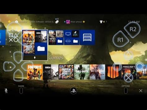 How do I use my phone as a second screen for PS4?