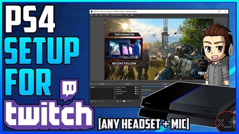 How do I use my webcam on Twitch PS4?