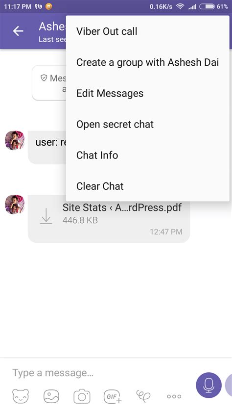 How do I use secret chat on Viber?
