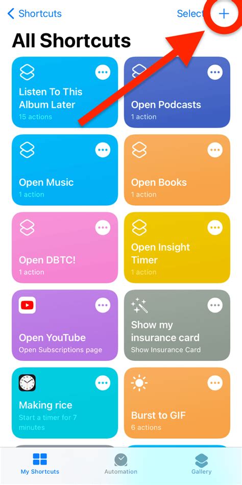 How do I use shortcuts app?