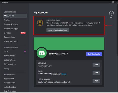 How do I verify Discord without a number?