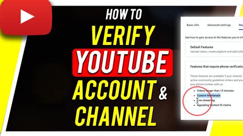 How do I verify YouTube for live streaming?