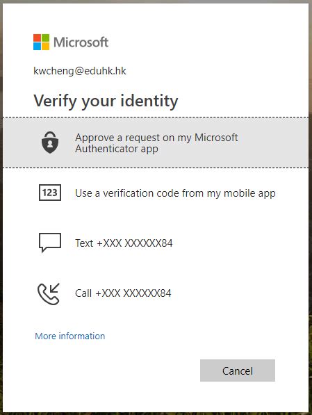 How do I verify my identity with Microsoft?