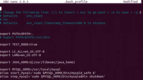 How do I view Bash profile in Linux?