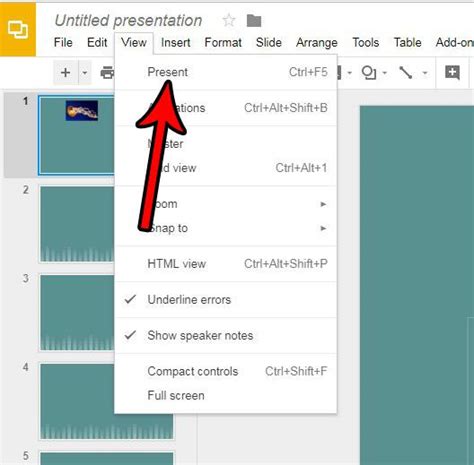 How do I view Google Slides as a viewer?