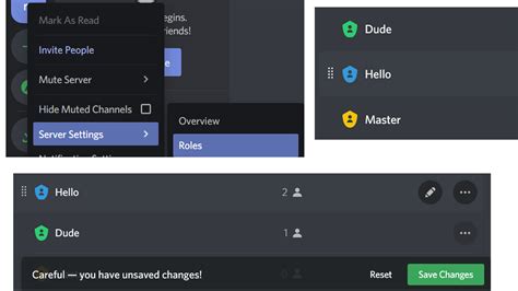 How do I view Roles in Discord mobile?