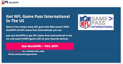 How do I watch NFL Game Pass international with VPN?