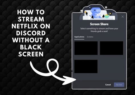 How do I watch prime video on Discord without black screen?