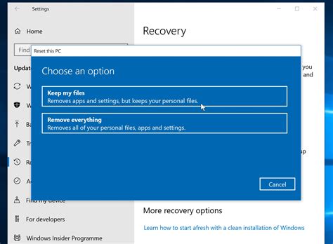 How do I wipe and reinstall Windows 10?
