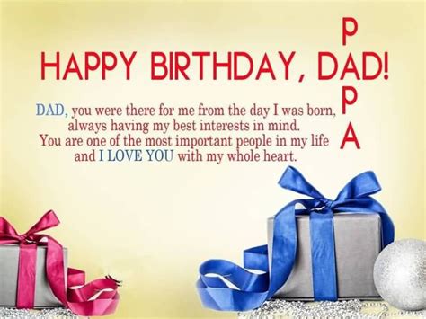 How do I wish my father happy birthday?