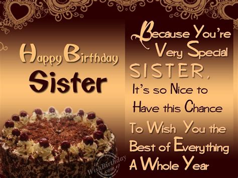 How do I wish my sister happy birthday?