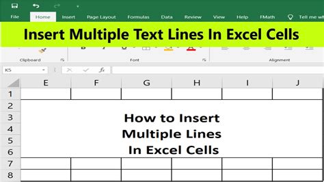 How do I write multiple things in one cell in Excel?