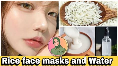 How do Koreans use rice water on face?