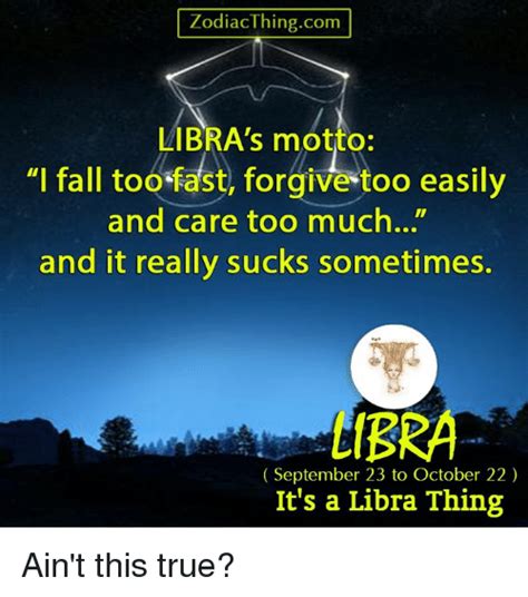 How do Libras forgive?