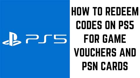 How do PS5 game vouchers work?