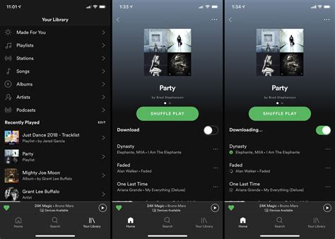 How do Spotify downloads work?
