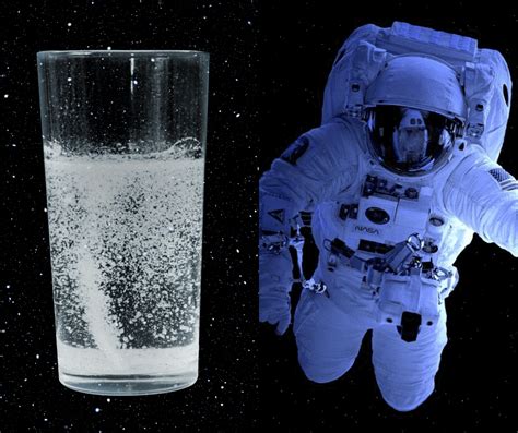 How do astronauts drink?