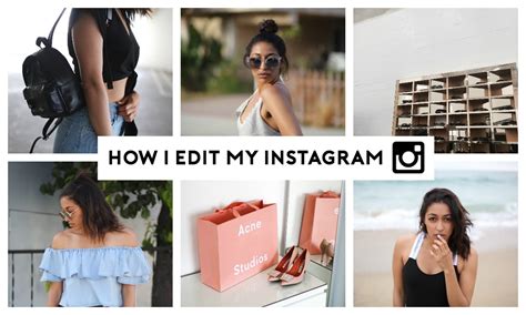 How do bloggers edit their Instagram photos?