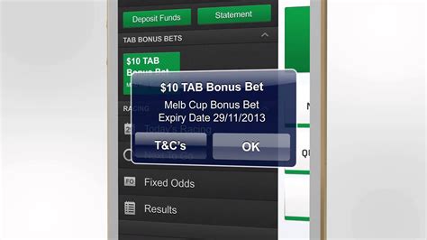 How do bonus bets work on TAB app?