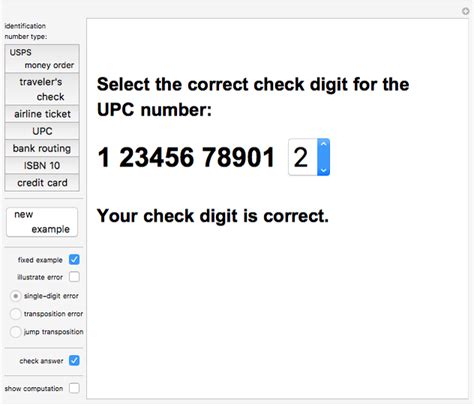 How do check digits work?