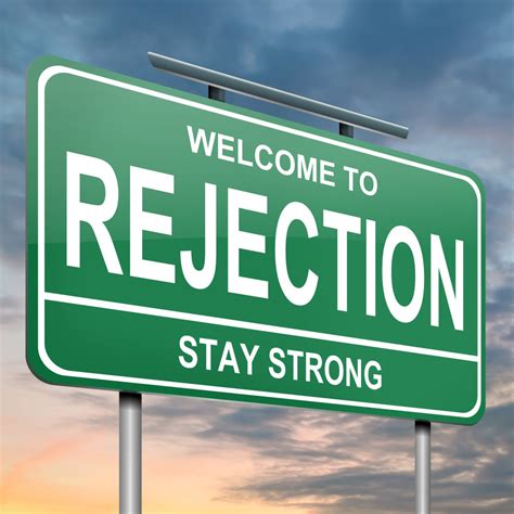 How do confident people react to rejection?