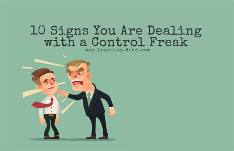 How do control freaks think?
