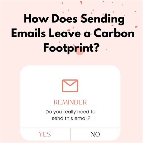 How do emails have a carbon footprint?